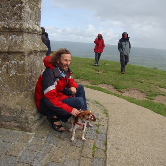 Picture of self on the hills.